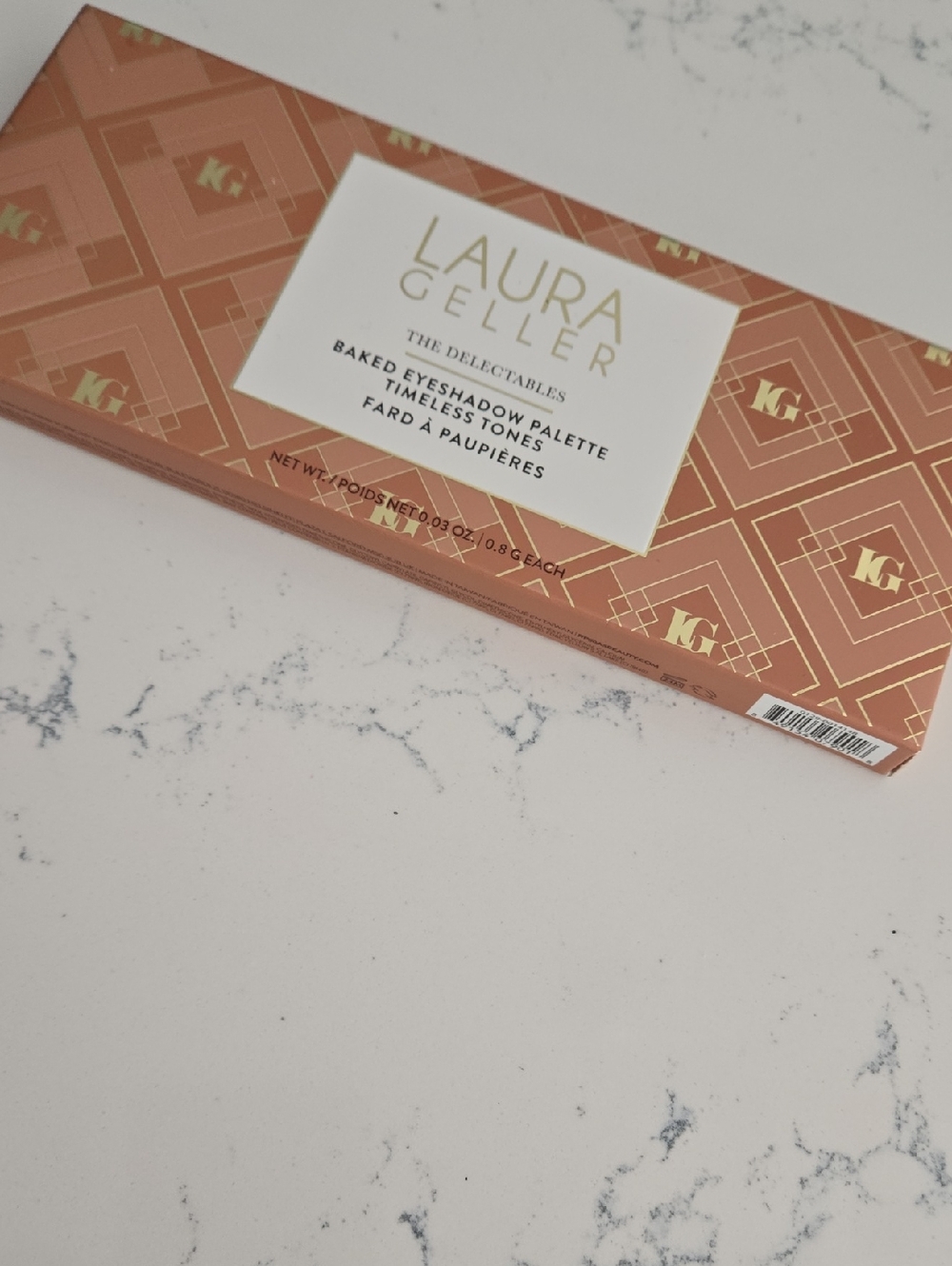 Laura Geller Eyeshadow Palette - Rose Gold Geometric Case